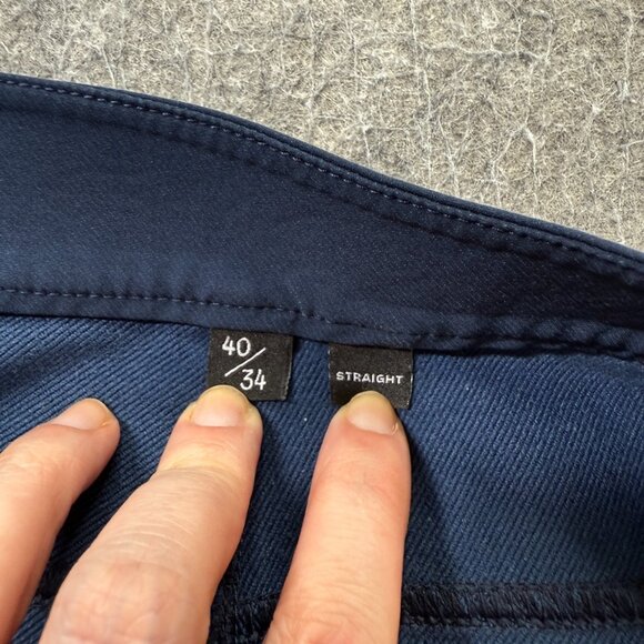 Public Rec 5-Pocket Pants Men 40 x 33* Blue Straight Leg Performance Stretch - Picture 5 of 16